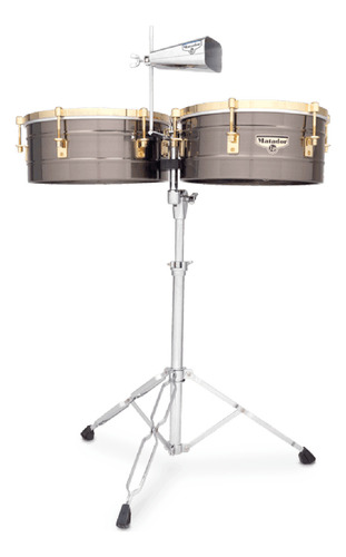 Lp Matador M257-bng Timbales 14 E 15 De Níquel Escovado