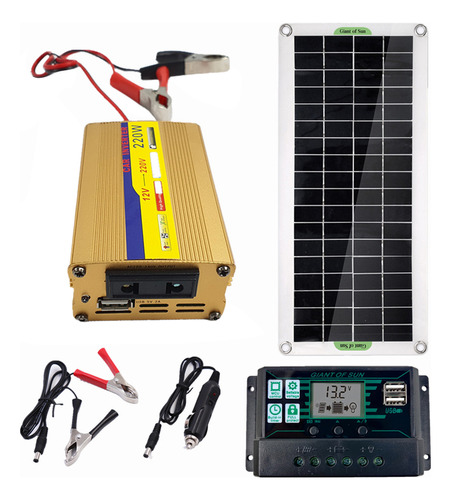 Accesorio Solar Generador Fotovoltaico Policristalino 30w