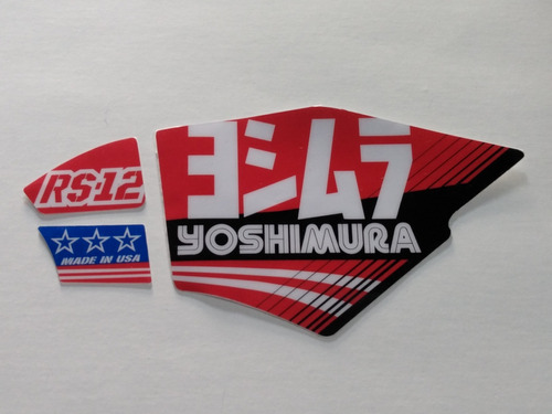 Sticker Calcomanía Para Escape Yoshimura Rs-12 