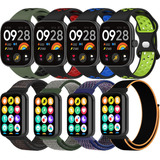 T 8 Correas Deportivas For Redmi Watch 4 / Xiaomi Mi Band 8