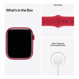 Apple Watch - Serie 7 Con Gps Y Caja De Aluminio Color Rojo