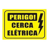 Placa De Advertencia Cerca Eletrica Qualyhastes