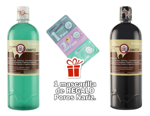 Shampoo Yeguada Verde Cabello Virgen, Niños + Negro Original