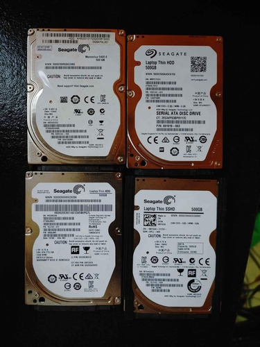 4 Discos Duros 500gb Seagate Para Laptop 2.5 