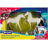Breyer Horses Pinte Su Propio Caballo - Quarter Horse Y Sadd