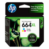 Tinta Original Hp 664xl Color