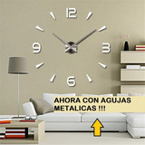 Reloj De Pared Gigante 3d - Mod. Rpa01 - Frente Aluminio