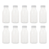 Botellas De Vidrio Para Zumo De Leche, 10 Unidades