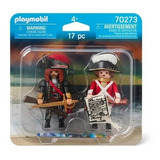  Playmobil Duopack Pirata Y Soldado 17 Pc 70273 Intek