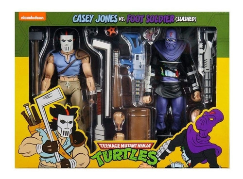 Casey Jones & Foot Solider (7 ) Tortugas Ninja - Neca