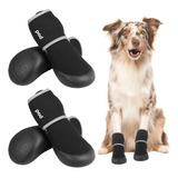 Jspupifip 4pcs Botas De Verano Para Perros Con Protector De 