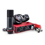 Focusrite Scarlett 2i2 Studio Mkiii Mic Interfaz Audífonos