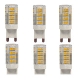 Pack X 6 Lampara Led Bi-pin 4w 220v Elegir Luz Calida O Fria