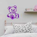 Sticker Vinil Decorativo Infantil Oso Teddy Osito Peluche