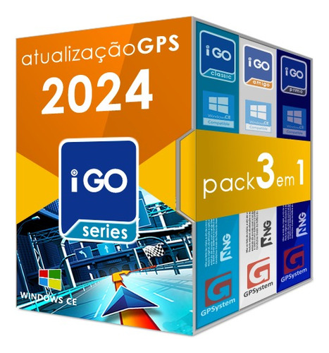 Atualização Gps 3 Navegadores Igo8 Amigo Primo + Suporte