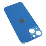 Refaccion Tapa Trasera Azul Cristal Para iPhone 13 Mini Adhe