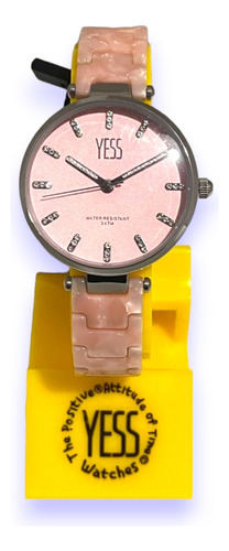 Reloj Yess Original Mujer S17236s Analógico Pulso Resina