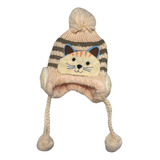 Gorro Niño/niña Lana Plush Calido Y Comodo Gatito Invierno