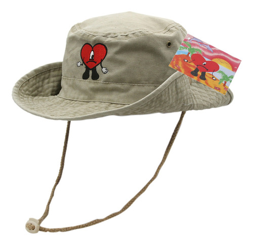 Sombreros De Pescador De Bad Bunny Bordados De Algodón Un Ve