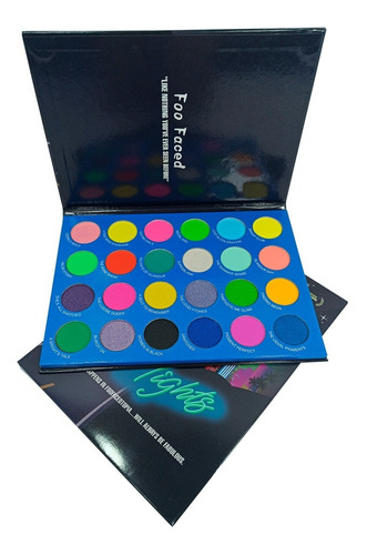 Sombras Neon City Of Neon Light 24 Tonos Maquillaje Original