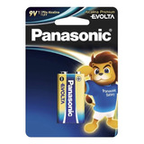 Batería 9v Pila Alcalina Panasonic 6lr6 Blíster X 1 Unidad