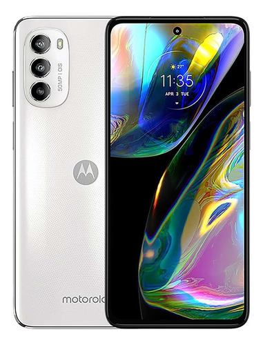 Celular Motorola G82 6gb Ram 128gb Oled Android 13 Blanco Telefono Barato Nuevo Y Sellado 