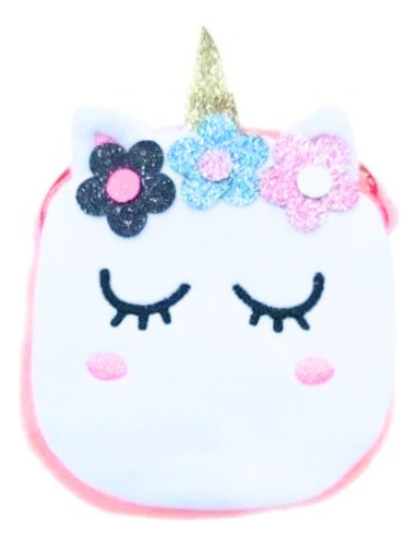 Mini Cartera De Niñas Unicornio De Felpa Cute Monedero 