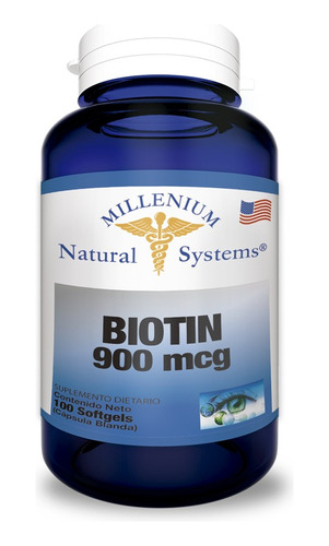 Biotin 900 Mcg. Natural Systems - Unidad a $395