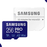 Cartão De Memória Samsung Micro Sd Pro Plus 256gb 