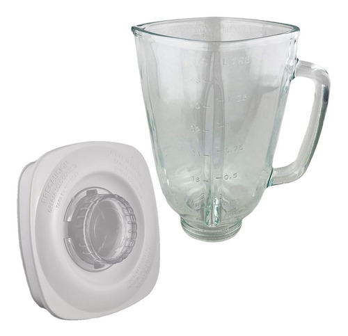 Vaso De Vidrio Con Tapa Para Licuadora T-fal Infiny Force 