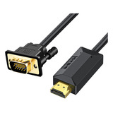 Cable Convertidor Adaptador Hdmi A Vga Duplicador Entrada 2m