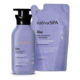 Kit Nativa Spa Lilac: Loção Corporal 400ml + Refil 350ml