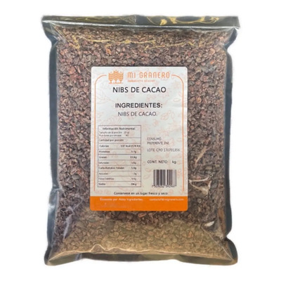 Nibs De Cacao Orgánico 250 G | MercadoLibre