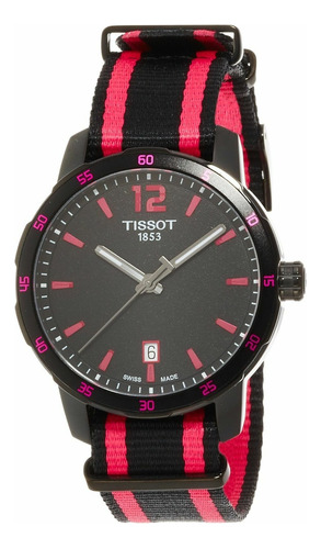 Reloj Tissot Quickster Unisex Black And Red 