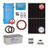 Kit Solar Off Grid Ups 12/220v 1,6kwh X Día 800va Mppt 30a