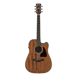 Guitarra Electroacústica Ibanez Modelo Aw54ce-opn Open Pore