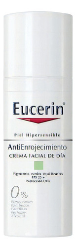 Crema Facial De Día Fps 25 Eucerin Anti Enrojecimiento Para Piel Sensible De 50ml