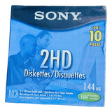 Sony 2hd 10 Diskettes 3.5 1.44mb ( Combo Cinco Cajas) 