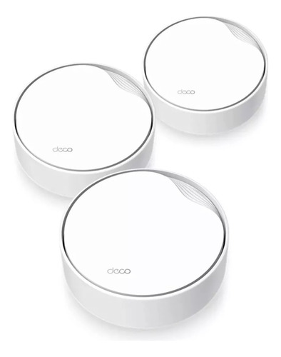 Sistema Deco Tp-link X50 Poe Pack De 3 Unidades Wifi 6 Mesh Color Blanco