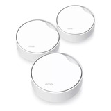 Sistema Deco Tp-link X50 Poe Pack De 3 Unidades Wifi 6 Mesh Color Blanco