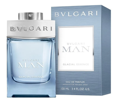 Bvlgari Man Glacial Essence Eau De Parfum 100ml + Amostra
