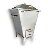 Churrasqueira Bafo Inox Grande 20kg Top Churrascobrasileiro