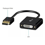 Adaptador Convertidor Display Port Macho A Dvi Hembra