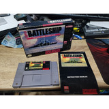 Snes Battleship Con Caja Y Manual Completo Súper Nintendo 