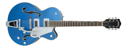 Guitarra Eléctrica Gretsch Electromatic G5420t Hollow Body De Arce Fairlane Blue Brillante Con Diapasón De Palo De Rosa