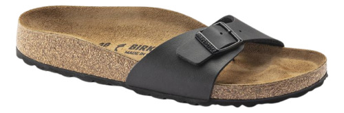 Sandalia Birkenstock Madrid Bf Black Mujer Casual