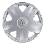 Tasa 14 Pulgadas Renault Clio 2 Kangoo 2002 2005 C/logo Gris