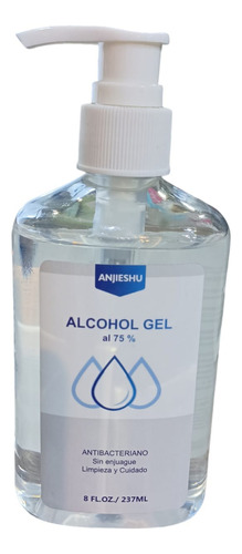 Alcohol Gel Anti-bacterial 75% 237ml Anjieshu