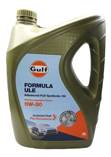 Aceite Sintetico 5w30 Gulf Formula Ule 4 L Nafta Diesel