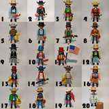 Playmobil Figuras Lejano Oeste Sheriff Western Bandidos 